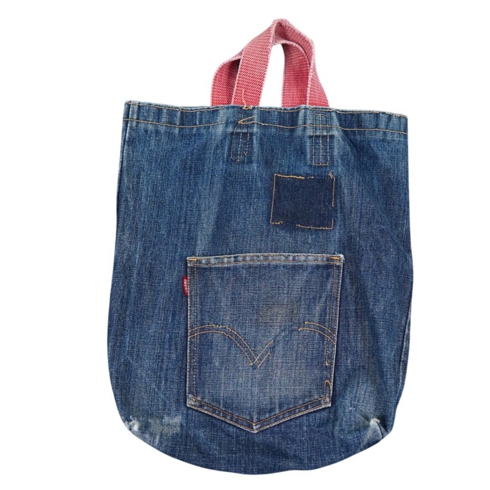 Vintage 1971 Levi's Big E NOW Designs Authorized Denim Tote Bag San Francisco